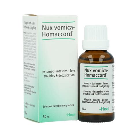 Nux Vomica Homaccord 30 Ml Pharmamarket