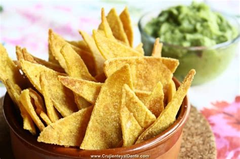 Totopos O Nachos Caseros Al Horno La Receta M S F Cil