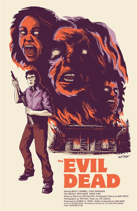 Evil Dead Poster By Mattrobot