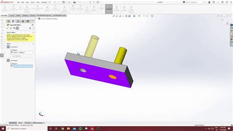 Adding Components To An Assembly SolidWorks 2020 YouTube