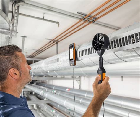 Testo Air Flow Kit With Hot Wire Probe Anemometer ARP Technologies
