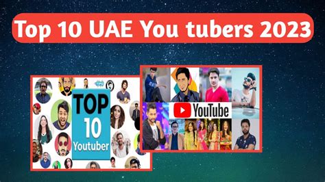 Top 10 UAE YouTubers 2023 - UAE Info 24