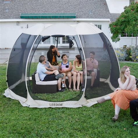 12'x12' Pop Up Portable Gazebo Screen Tent - Leedor For Sale - Home ...