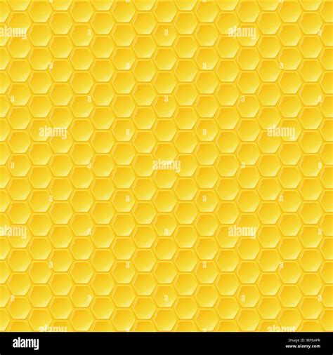 Honeycomb Background Seamless Hexagons Pattern Vector Illustration