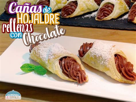 Ca As De Hojaldre Rellenas De Crema Pastelera Con Chocolate