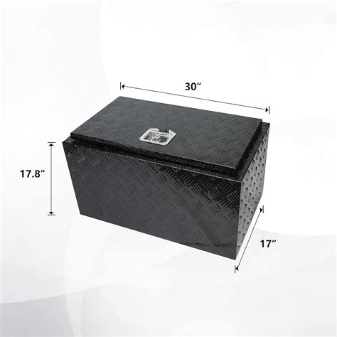 Confote Caja De Herramientas Chapada En Aluminio De 30 Pulgadas Caja