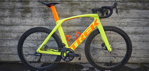 Trek Madone SLR 7 Project One custom build in Radioactive Yellow/Orange