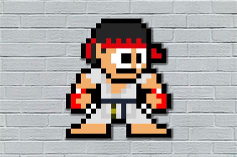 Evil Ryu Pixel Art Cool Pixel Art Pixel Animation Images