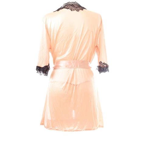 Jual Solofi Le Kbt Carolina Kimono Sexy Impor China Satin Set Lingerie Wanita Di Seller