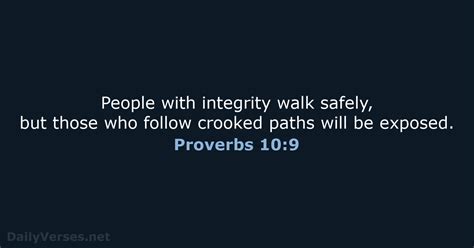 Proverbs 10 9 Bible Verse NLT DailyVerses Net