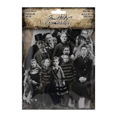 Halloween 2022 Idea Ology By Tim Holtz TH94266 Paper Dolls