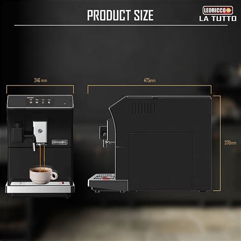 Commercial Coffee Maker Mesin Kopi Otomatis Fully Automatic Coffee Machine Leoricco Latutto