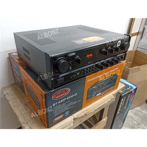 Amplifier AV 602 BT 1000Watts BT USB SD FM DB Audio Professional