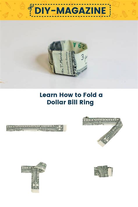 Learn how to make an Origami Ring Dollar Bill | Dollar bill origami, Money origami, Easy money ...