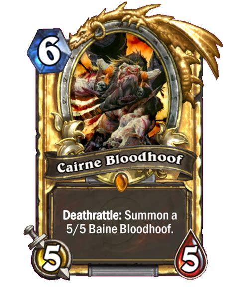 Cairne Bloodhoof New Hearthstone Wiki