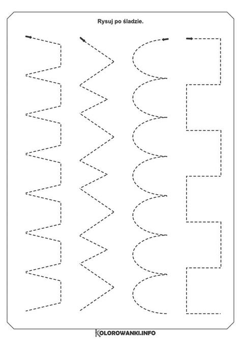Szlaczki Do Druku Grafomotoryka Dla Dzieci W Pdf Za Darmo