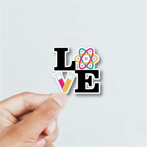 Love Science Sticker / Science Planner Sticker - Seaux Noted