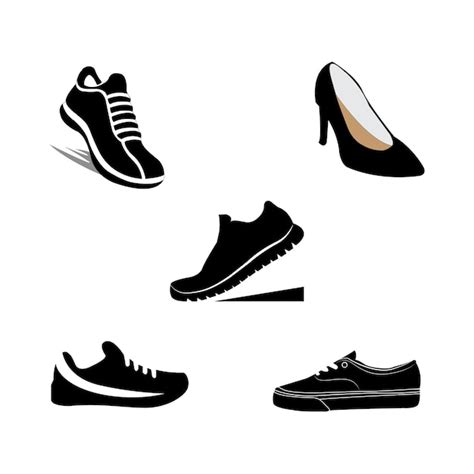 Premium Vector Shoe Icon Logo Vector Design Template