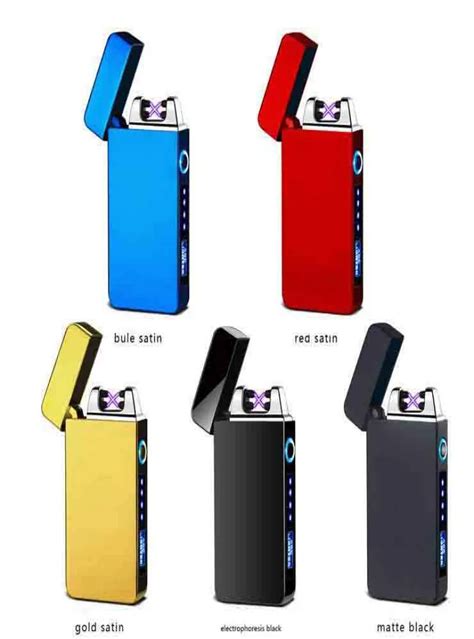 Double Arc Plamsa Dual Arc Electric Lighter Rechargeable Flameless