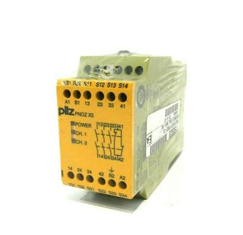 New Pilz Pnoz X Vac Vdc N O N C So Safety Relay