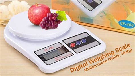 Generic Electronic Kitchen Digital Weighing Scale Multipurpose White