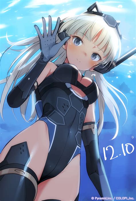 The Big Imageboard Tbib 1girl Alice Gear Aegis Araime Yasuri Black Gloves Black Leotard