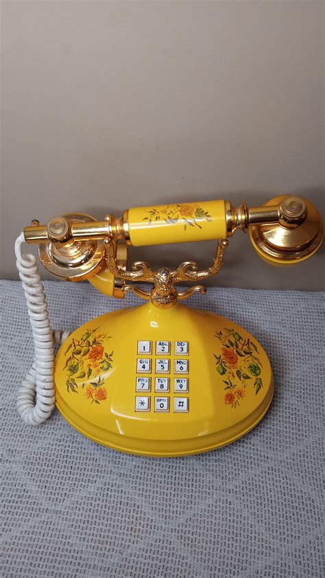 Vintage Empress Deluxe Rotary Telephone Etsy