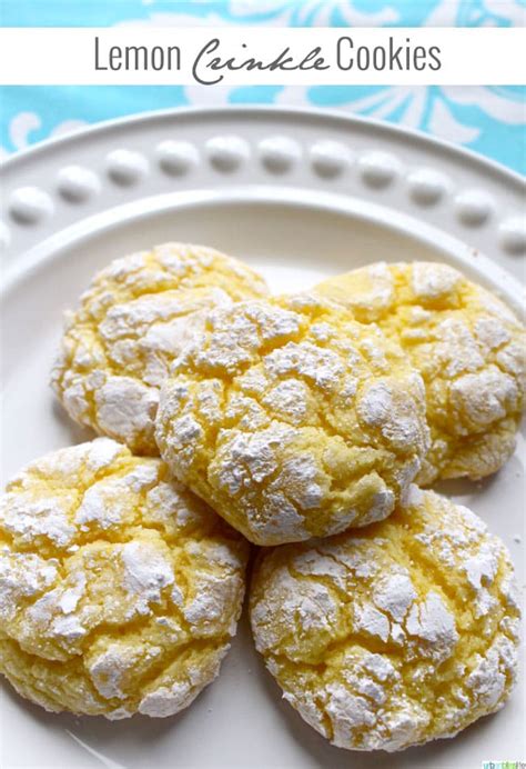 Delicious Easy Lemon Crinkle Cookies Dessert Recipe