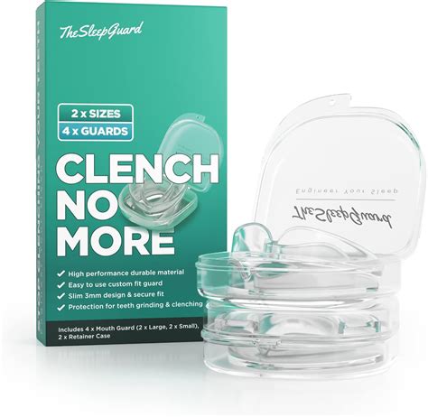 Thesleepguard Mouth Guard For Clenching Teeth At Night [pack Of 4] Best Night Guards For Teeth