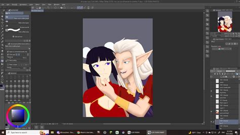 Ling Li And Puck Wip 4 By Invisibletangible On Deviantart