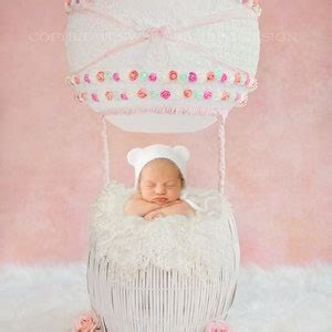 Newborn Digital Backdrop Hot Air Balloon Sophie Etsy
