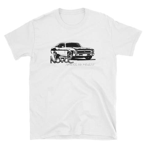 1968 1972 Chevy Nova Ss Short Sleeve Unisex T Shirt Etsy