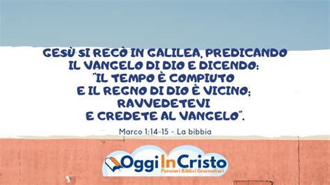 Marco Il Regno Di Dio Vicino Oggi In Cristo Christ