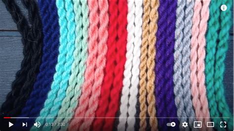 How To Make A Yarn Rope Youtube