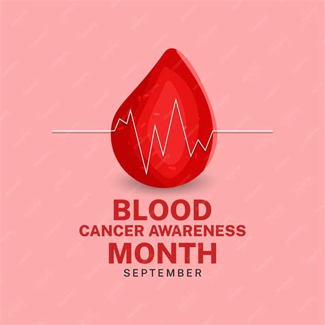 Premium Vector Vector Illustration Of Blood Cancer Awareness Month