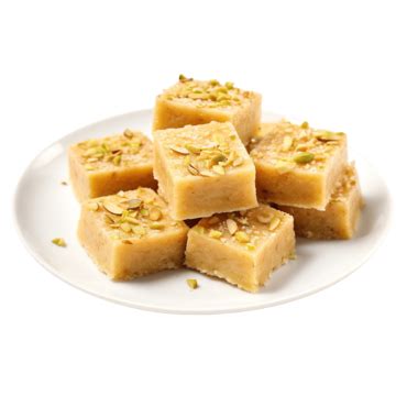 Fresh Dodha Barfi Sweet Dessert Diwali Png Transparent Image And