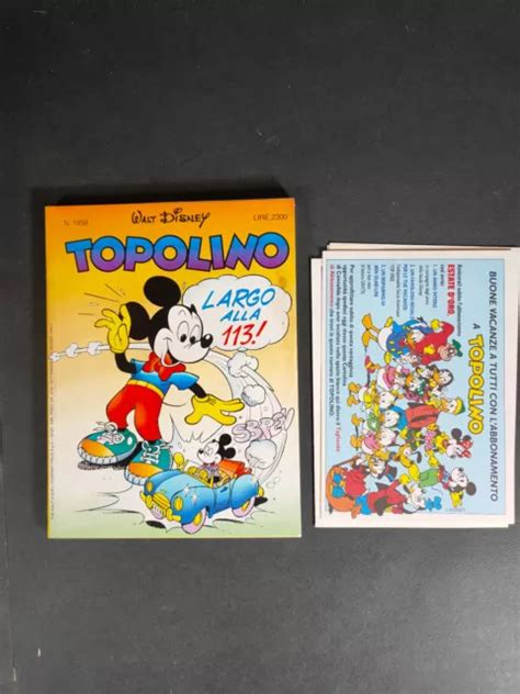 TOPOLINO LIBRETTO CON GADGET N 1958 Cod H12 EUR 4 00 PicClick IT