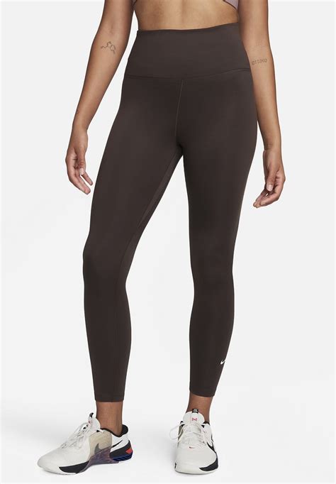 Nike Performance Tights Baroque Brown White Braun Zalando De