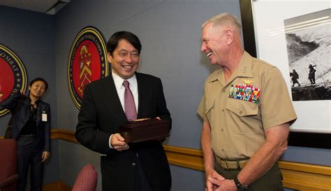 DVIDS Images Japanese Defense Minister Visits Marine Corps Combat