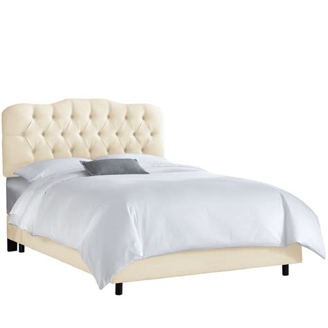 Wayfair Custom Upholstery Stella Upholstered Panel Bed And Reviews Wayfair