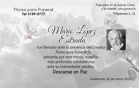 Funeral De Mario David López Estrada