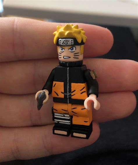 My custom made Naruto Lego minifigure! : Naruto