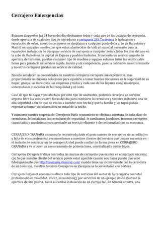 Cerrajero Emergencias PDF