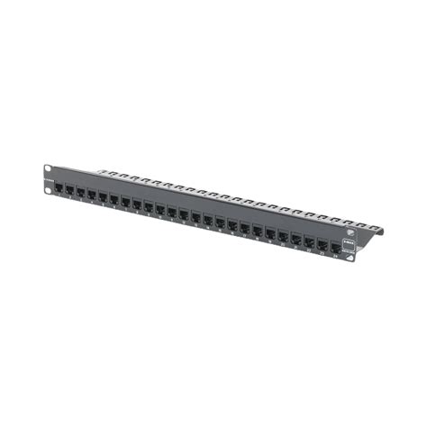 Patch Panel Z MAX Blindado de 24 puertos Modular vacío Plano 1UR