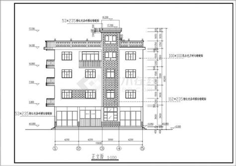 某地私人商住宅楼建筑设计图（全套）住宅小区土木在线