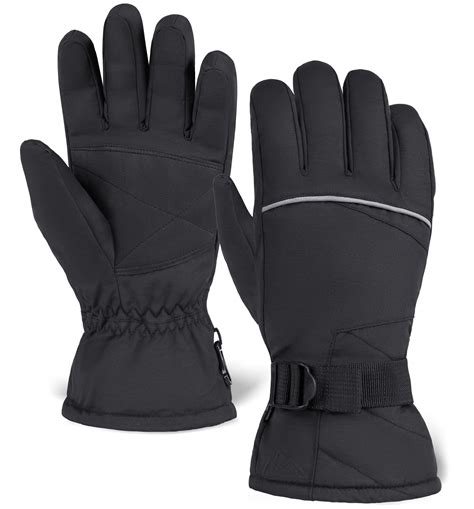 Tough Outdoors Ski Gloves - Thermal Waterproof Snow Gloves - Snowboarding Insulated Gloves for ...