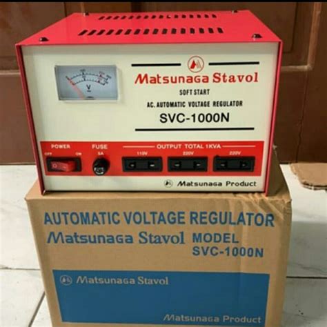 Jual STABILIZER MATSUNAGA SCV 1000N Penstabil Tegangan Listrik 1000