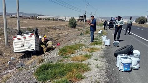 Accidente en la carretera Pachuca Sahagún deja un hombre herido