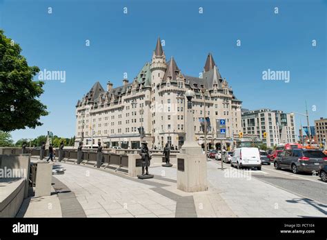 Ottawa Ontario Canada Fairmont Chateau Laurier As Seen From Elgin