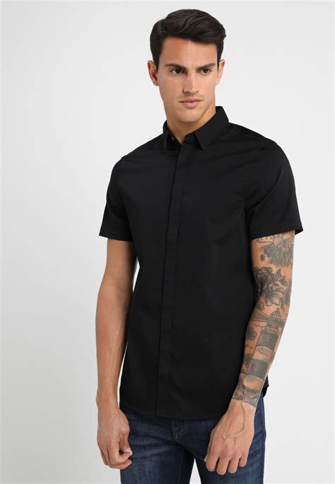 Armani Exchange Camicia Formal Shirt Black Zalandode